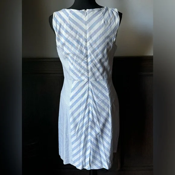 a.n.a lined linen blend sleeveless dress womens size medium - Picture 4 of 8